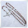 Different Colours Religious 5*8mm Plastic Beads Rosary (IO-cr238)